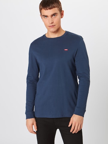 LEVI'S ® Средняя посадка Футболка 'LS Original HM Tee' в Синий: спереди