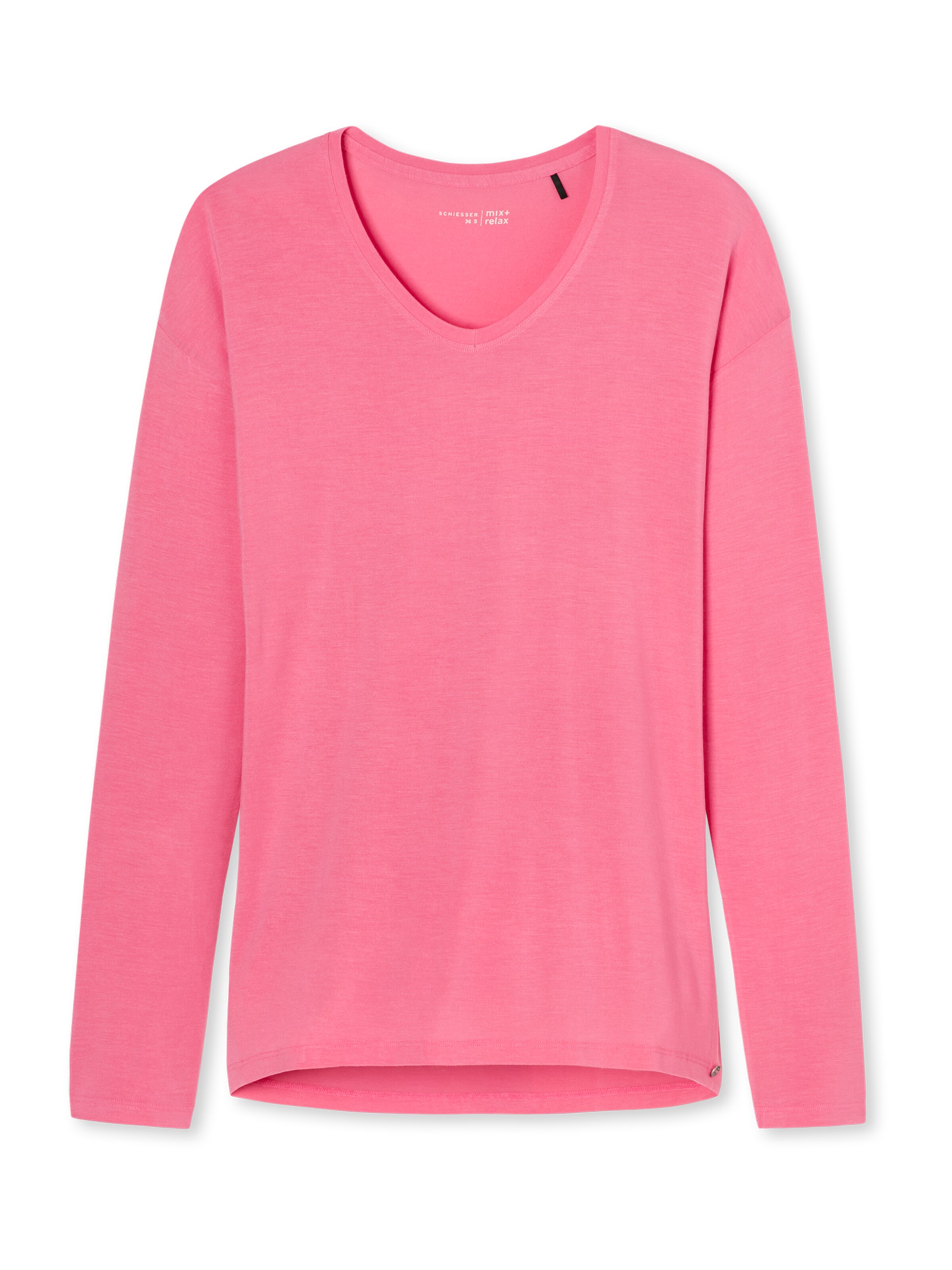 SCHIESSER - Schlafshirt in himbeer