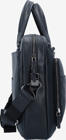 Piquadro Document Bag 'Black Square' in Black