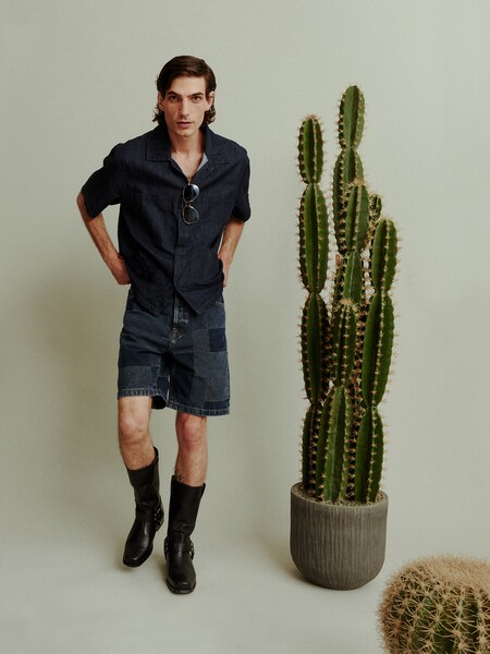 Andrei - Dark Blue Denim Look