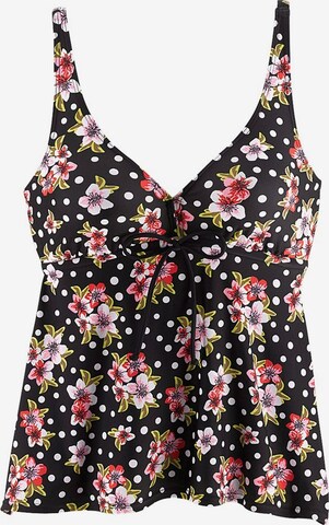 LASCANA Triangel Tankini in Schwarz