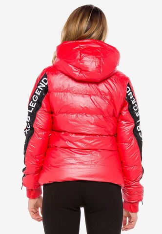 CIPO & BAXX Winter Jacket in Red: front