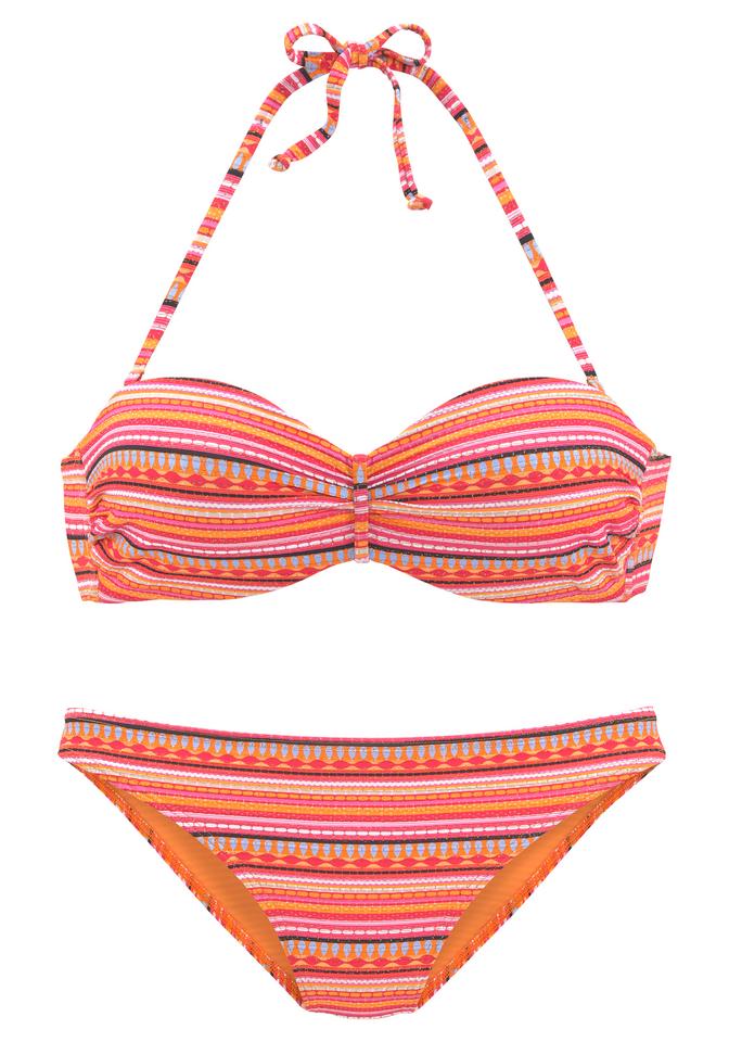 Moda plażowa 04qrt LASCANA Bikini w kolorze Pomarańczowym 