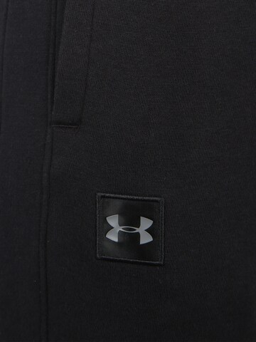 UNDER ARMOUR Zúžený strih Športové nohavice 'Rival' - Čierna