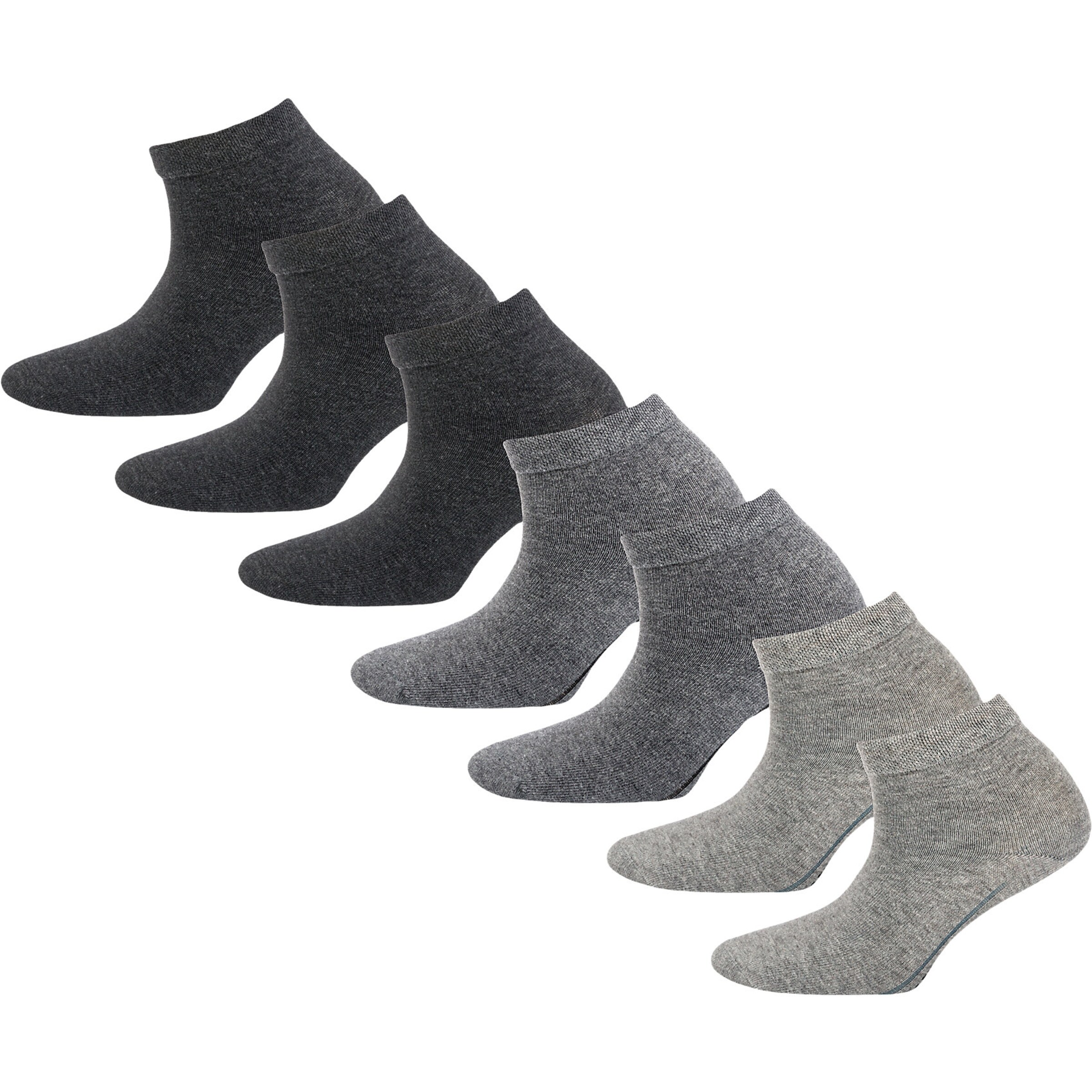 camano Socks in Grey: front
