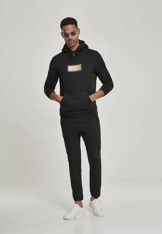 Mister Tee Sweatshirt 'Fake Love' in Zwart: voorkant