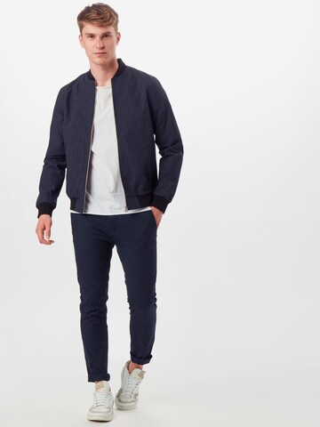 BURTON MENSWEAR LONDON Skinny Chino nadrág - kék