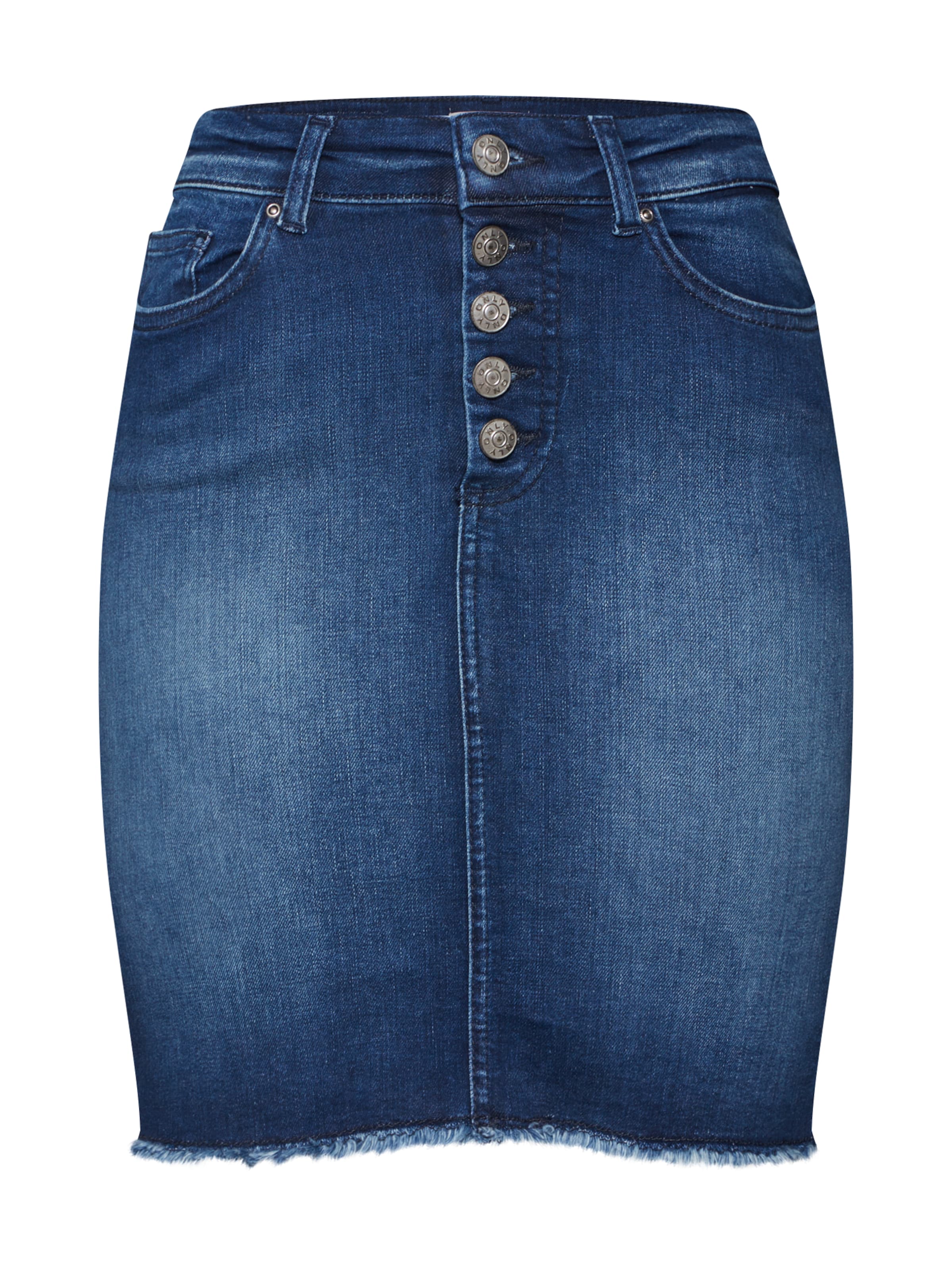 ONLY - Rok in de kleur Blauw denim