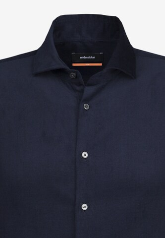 SEIDENSTICKER Slim fit Business Shirt in Blue