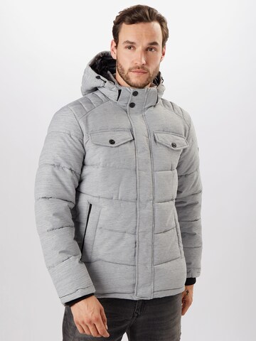 JACK & JONES Regular Fit Jacke in Grau: predná strana