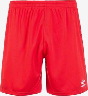 UMBRO Workout Pants 'Club II' in Red: front