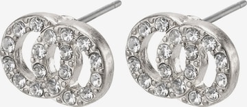 Orecchini 'Victoria' di Pilgrim in argento: frontale