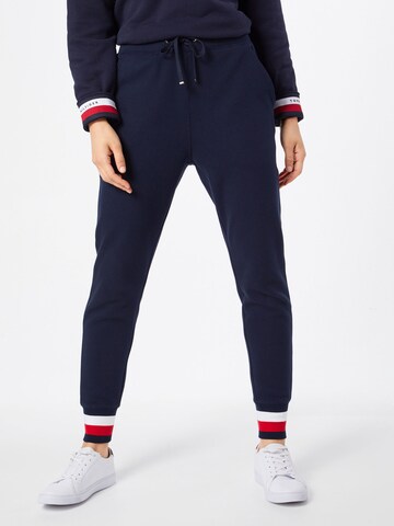 mėlyna TOMMY HILFIGER Siaurėjantis Kelnės 'Heritage': priekis