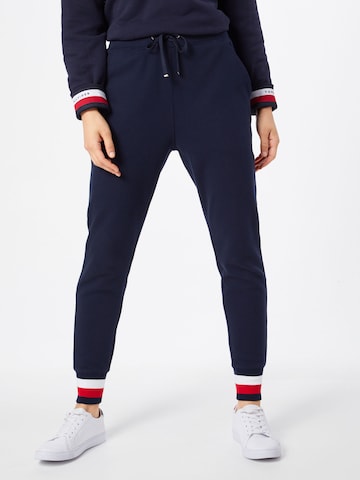 TOMMY HILFIGER Tapered Nadrág 'Heritage' - kék: elől