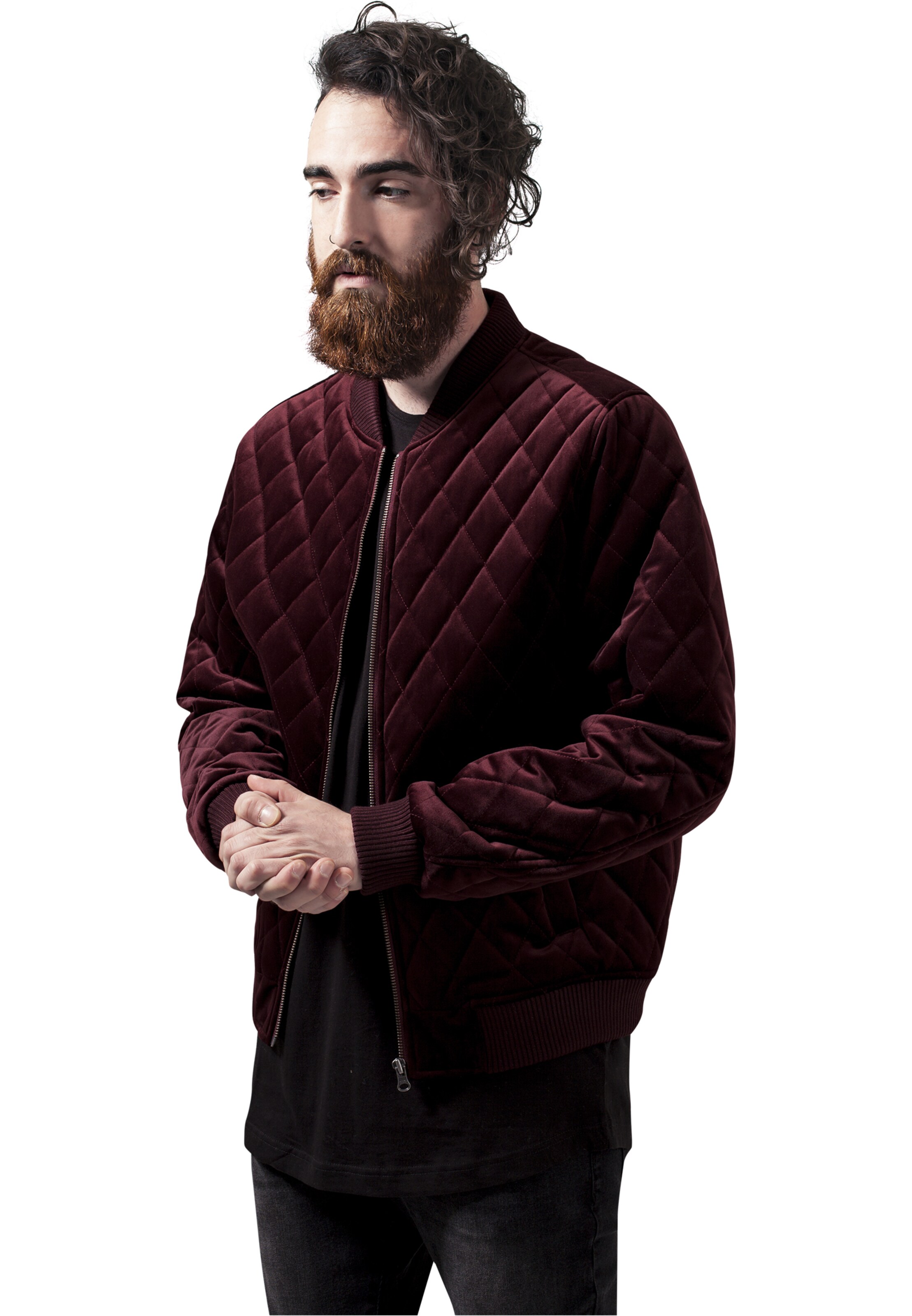 Urban Classics Jacke in Lila: Vorderseite