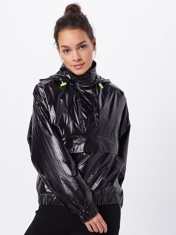 Urban Classics Between-Season Jacket in Black: front