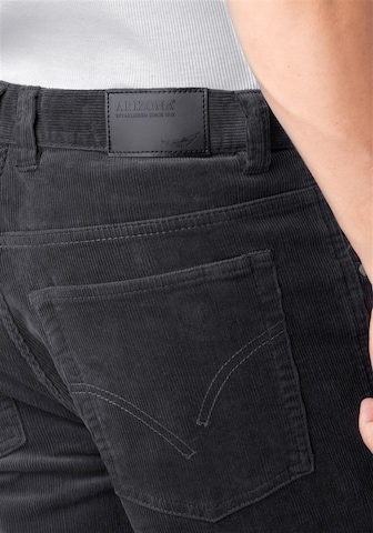 ARIZONA Regular Cordhose »Max« in Grau