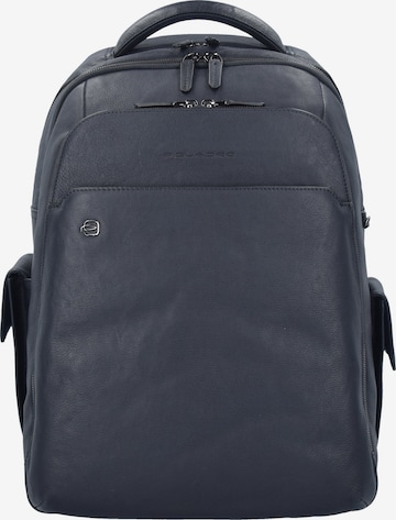 Piquadro Rucksack 'Black Square 3444' in Blau: predná strana