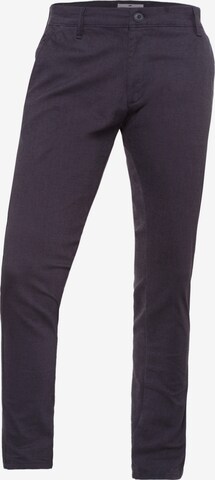 Cross Jeans Tapered Chino Pants ' E 120 ' in Grey: front
