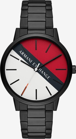 ARMANI EXCHANGE Uhr in Schwarz: predná strana