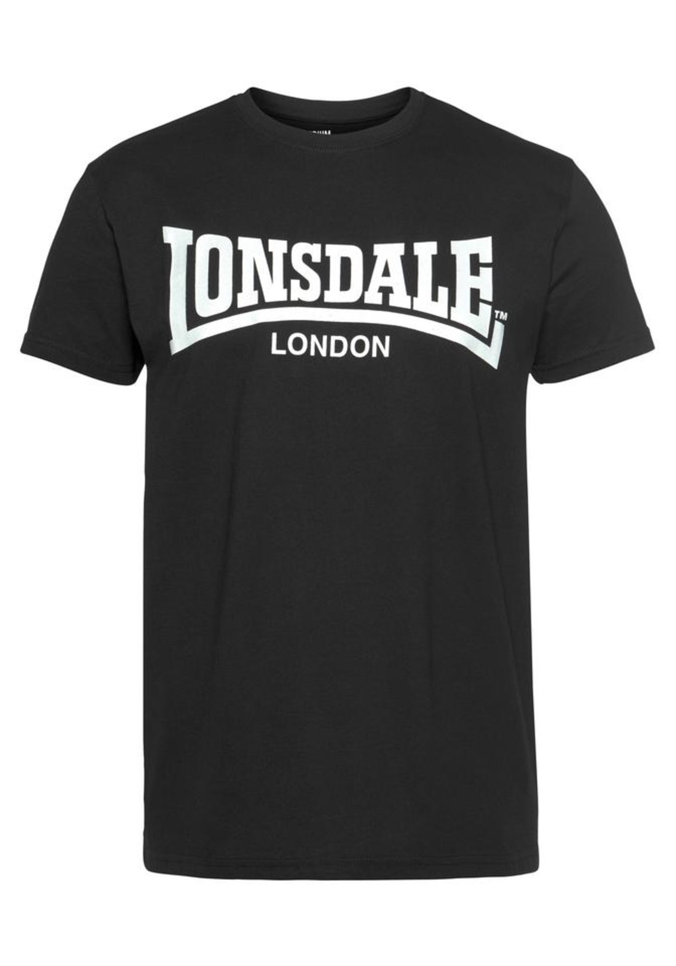 Tricou 'Piddinghoe' de la LONSDALE pe negru