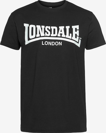LONSDALE T-Shirt in Schwarz