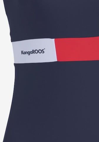 KangaROOS T-shirt Badpak in Blauw