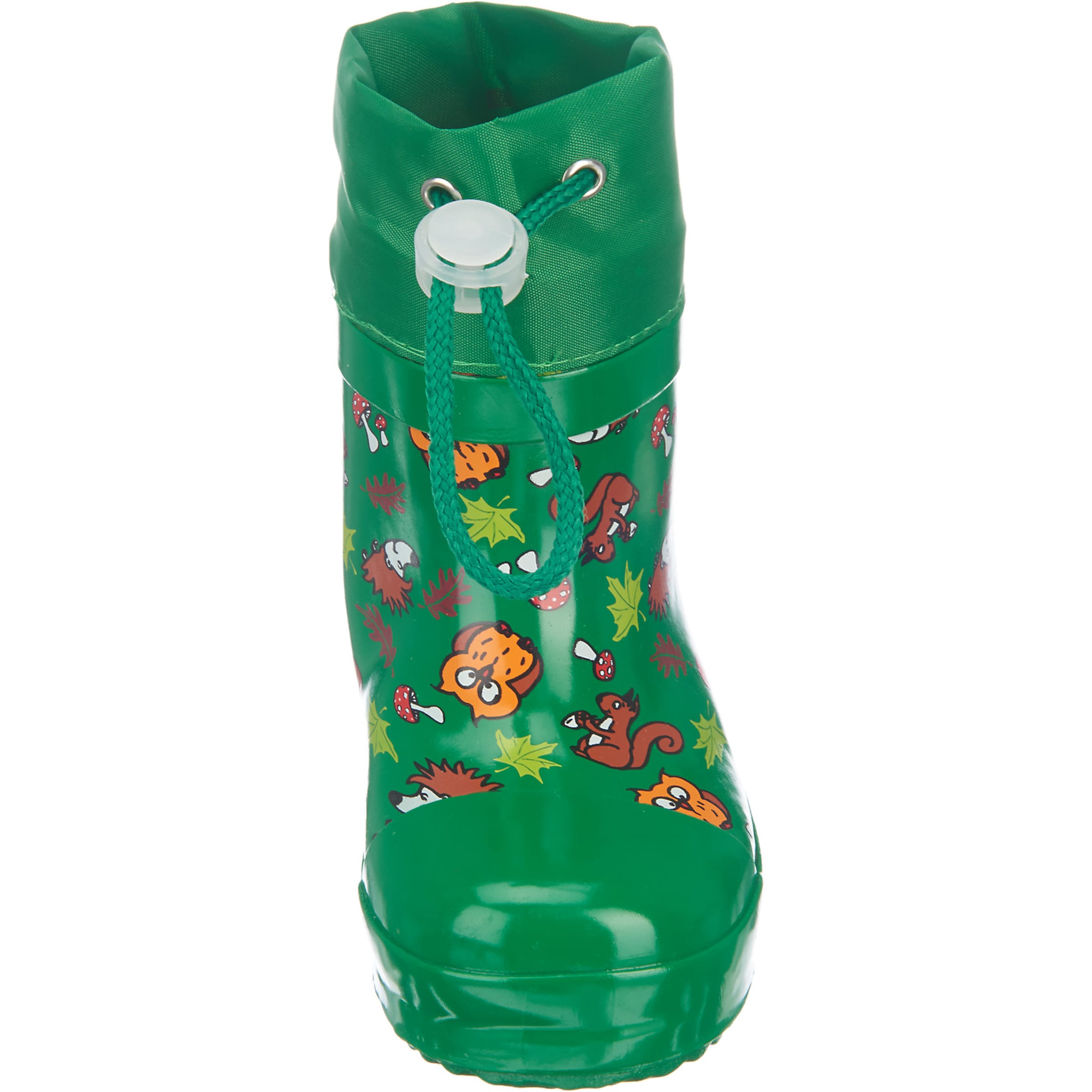 PLAYSHOES Rubber Boots 'Waldtiere' in Green