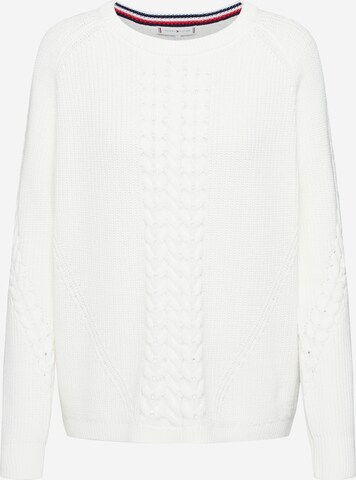 Pull-over 'VALARY' TOMMY HILFIGER en blanc : devant