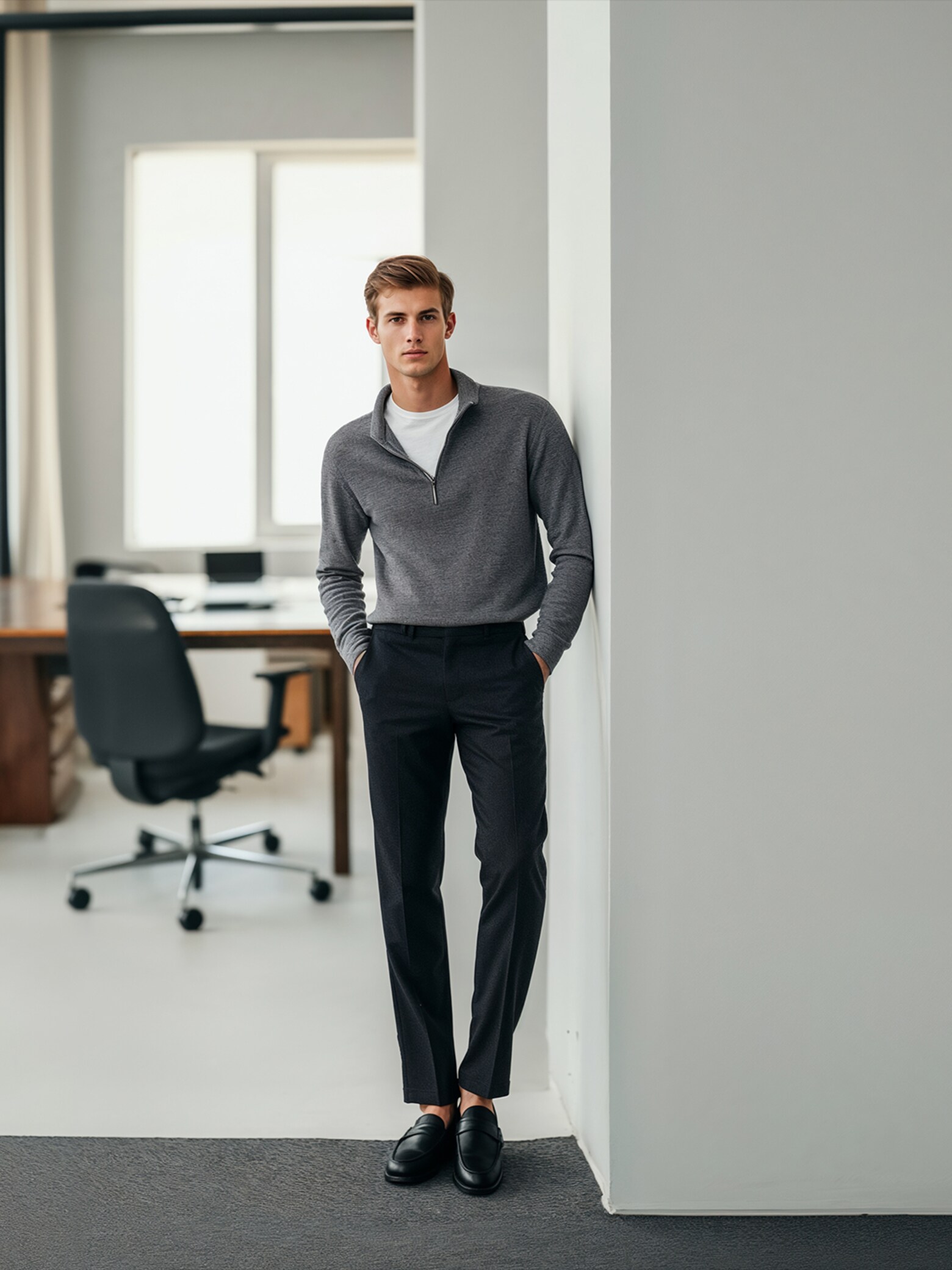 Office attire never looked so good Work Hard. Dress Sharp.