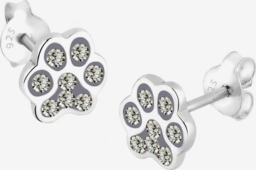ELLI Earrings 'Pfote' in Silver: front
