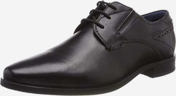 bugatti Lace-Up Shoes in Black: front