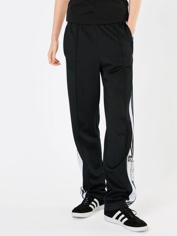 Loosefit Pantaloni de la ADIDAS ORIGINALS pe negru: față