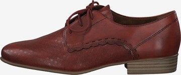 TAMARIS Lace-Up Shoes in Red: side