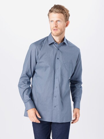 OLYMP Slim fit Button Up Shirt in Blue: front