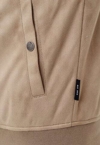 INDICODE JEANS Between-Season Jacket ' Abbott ' in Beige