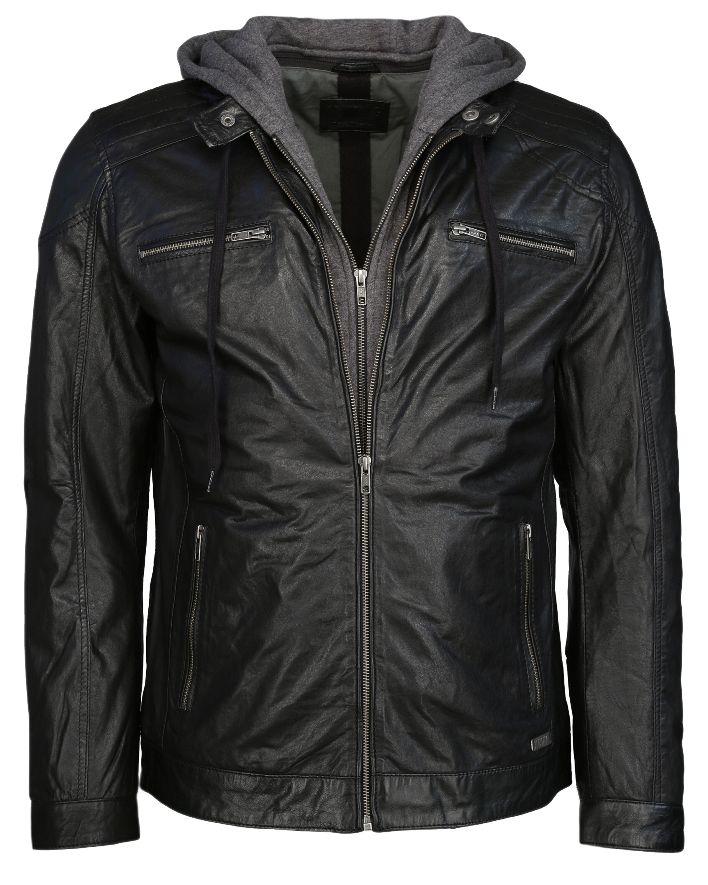 MUSTANG - Tussenjas 'Foster' in de kleur Donkergrijs