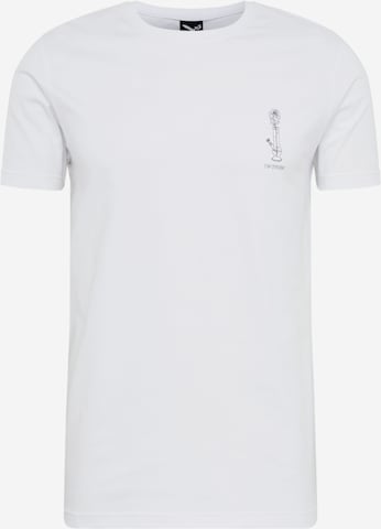 Iriedaily - Camisa ' Rosebong' em branco: frente