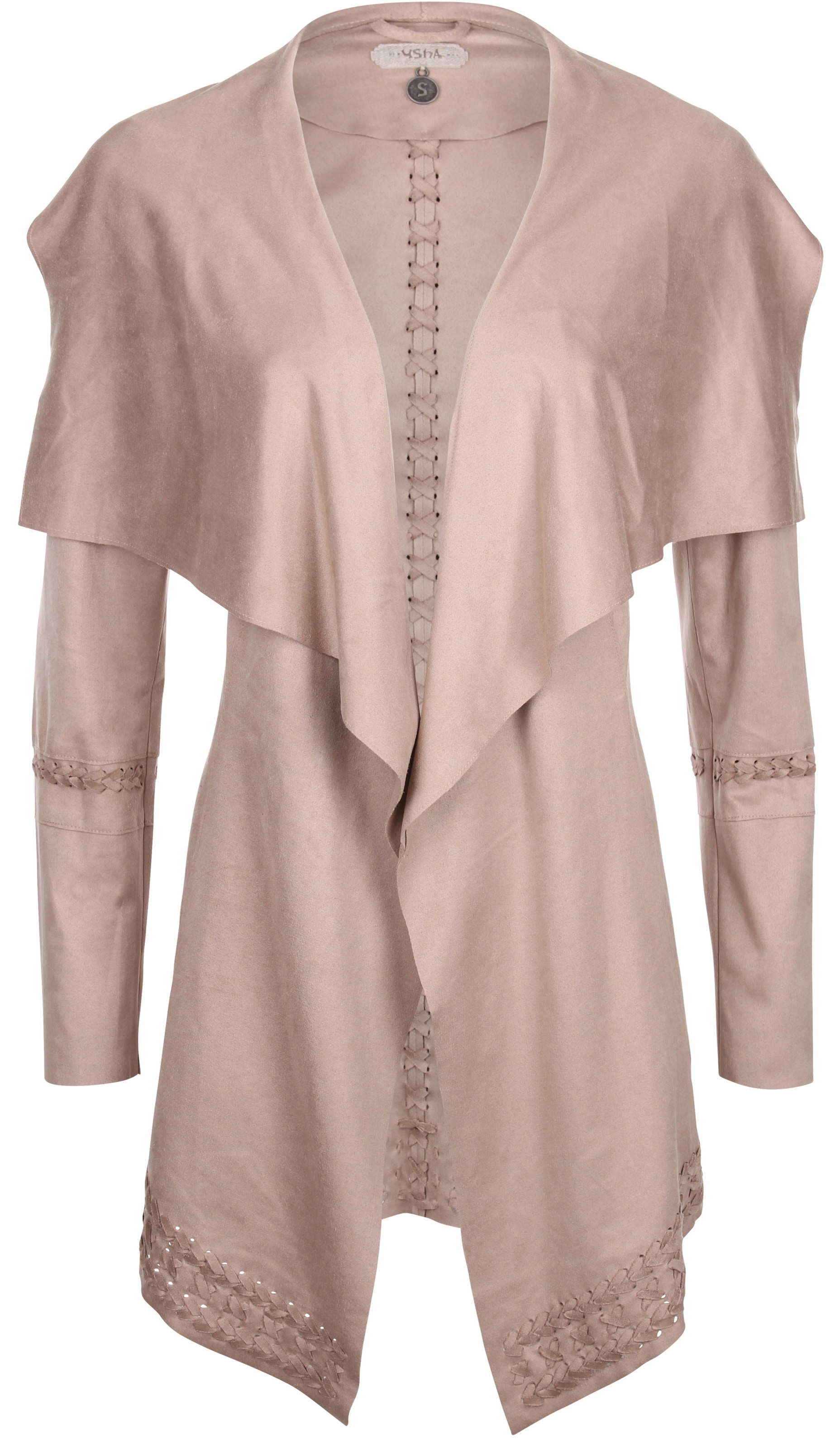 Usha Between-season jacket in Pink: front