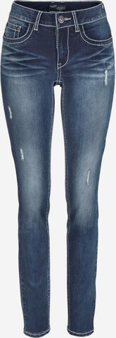 ARIZONA Skinny-fit-Jeans in Blau: predná strana
