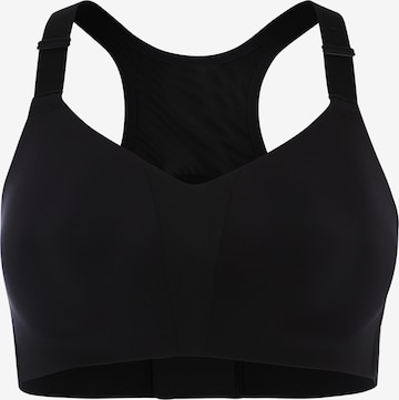 Bustier Soutien-gorge de sport 'Rival' NIKE en noir : devant