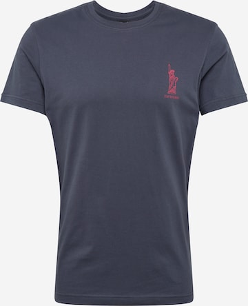 Iriedaily Shirt 'Liberteria Tee' in Blauw: voorkant