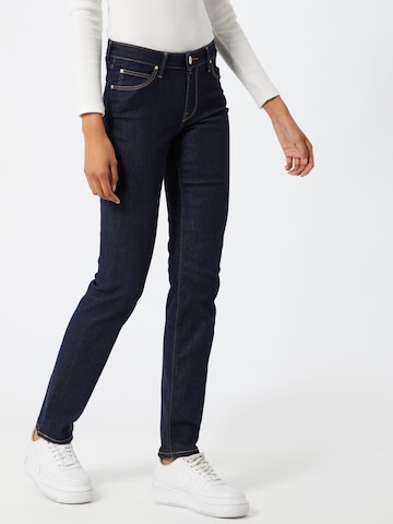 Regular Jeans 'Marion Straight' de la Lee pe albastru: față
