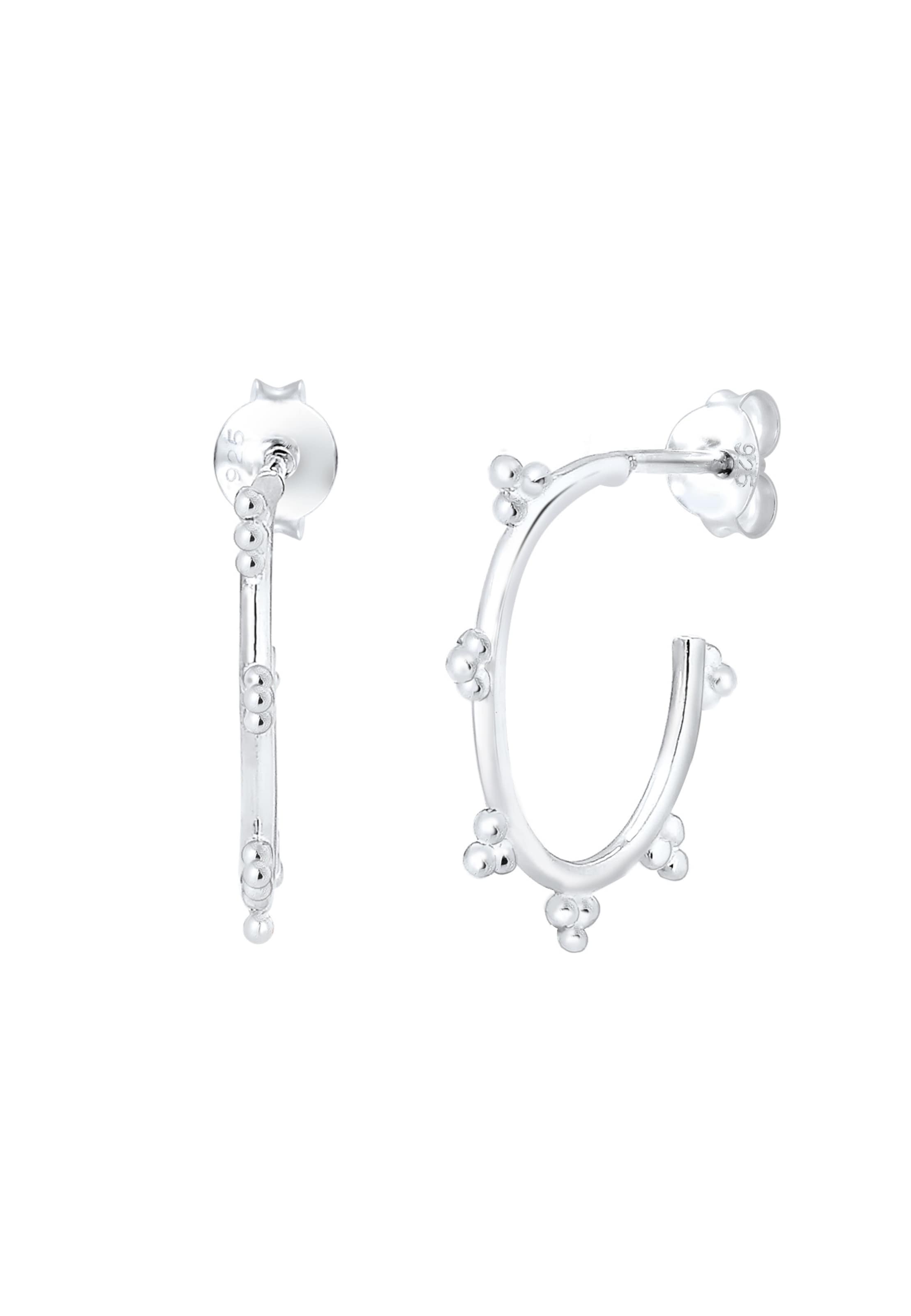 ELLI Earrings 'Creole' in Silver