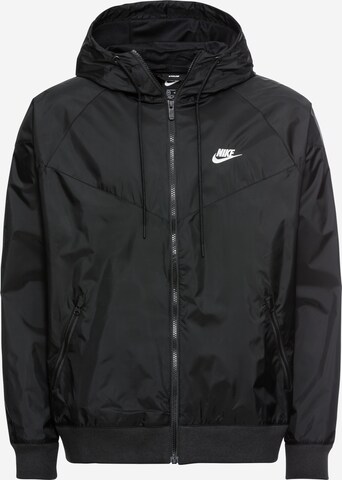 Nike Sportswear Regular Fit Jacke in Schwarz: predná strana