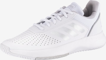 ADIDAS PERFORMANCE Athletic Shoes 'Courtsmash' in White: front