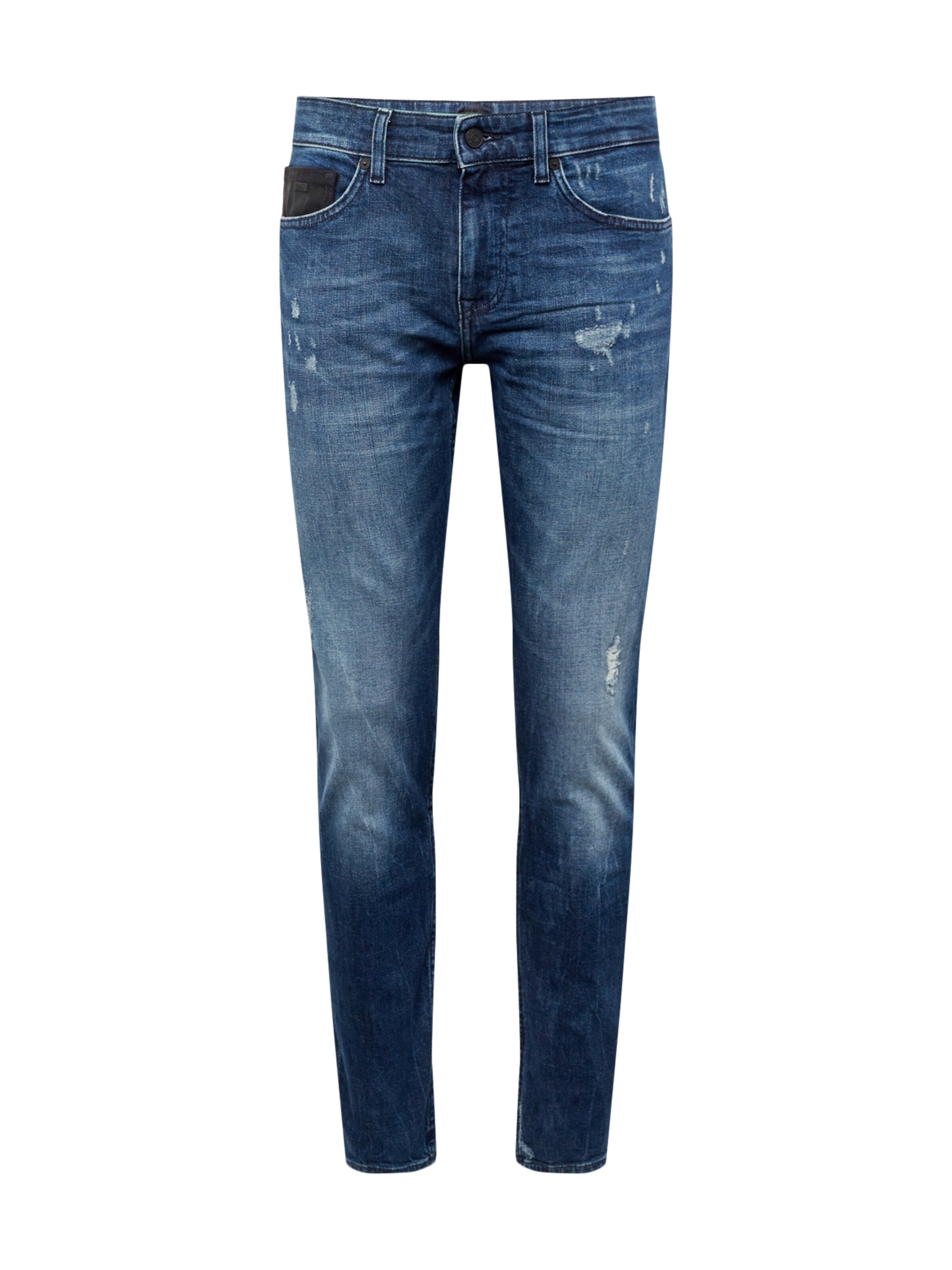 BOSS - Jeans 'Delaware' in de kleur Navy