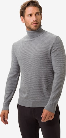 BRAX Regular fit Sweater 'Brian' in Grey: front