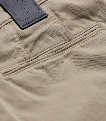 MEYER Regular Chino in Bruin: voorkant