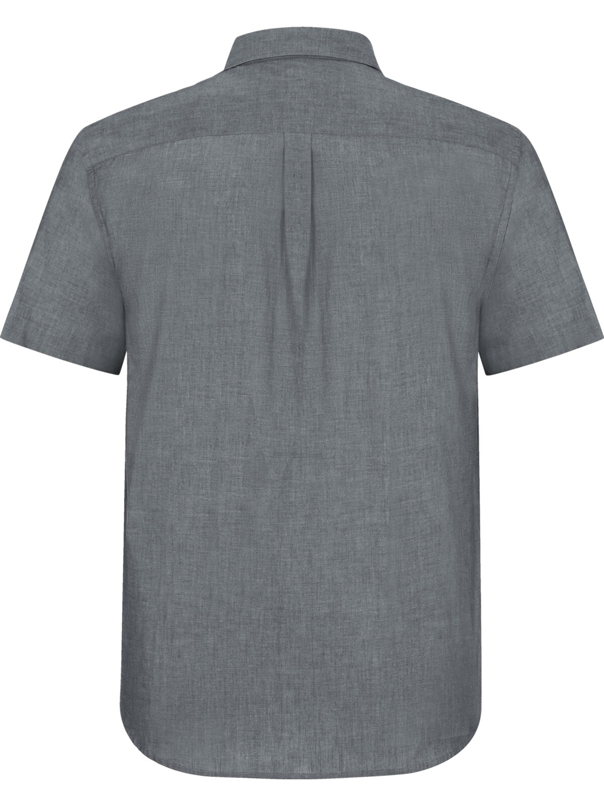 Jan Vanderstorm Comfort Fit Doppelpack Hemd 'Evin' in Grau